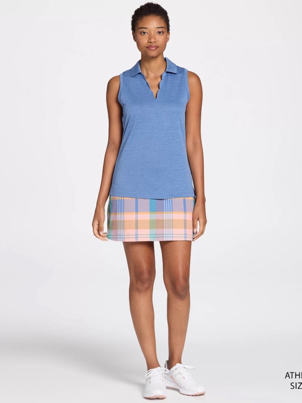 Walter Hagen Women's Clubhouse Scallop Sleeveless Polo